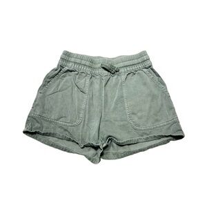 GAP Green Relaxed Fit Shorts with Elastic Waistband